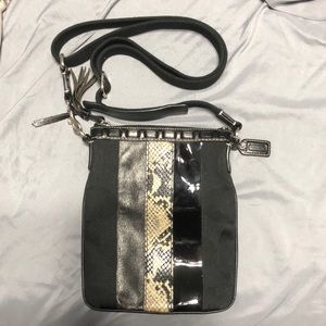Black Coach Crossbody Purse